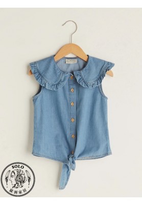 COTTON WOVEN BLOUSE - MEDIUM RODEO