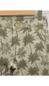 COTTON WOVEN SHORTS - BEIGE PRINTED