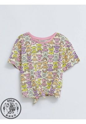 COTTON KNIT TSHIRT - MIX PRINTED