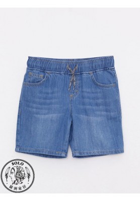 COTTON WOVEN SHORTS - MID RODEO