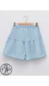 COTTON WOVEN SHORT SKIRT - LIGHT RODEO