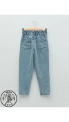 COTTON WOVEN TROUSERS  - ACID WASHED