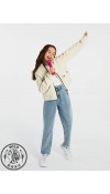COTTON WOVEN TROUSERS  - ACID WASHED