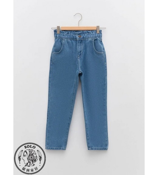 COTTON WOVEN TROUSERS  - MEDIUM RODEO