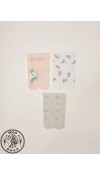 COTTON KNIT SOCKS - MID PINK