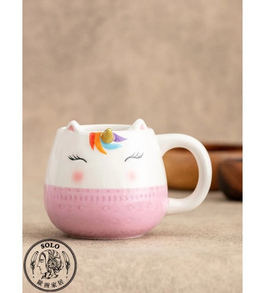 夢幻獨角獸造型馬克杯 250ML