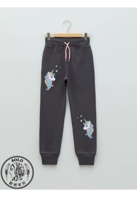 POLYESTER WOVEN TROUSERS - DARK GREY