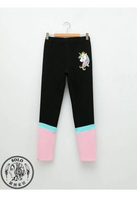 COTTON KNIT TROUSERS - NEW BLACK