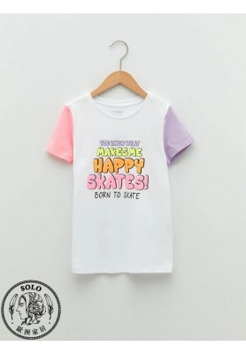 COTTON KNIT TSHIRT - OPTIC WHITE
