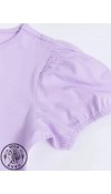 COTTON WOVEN BLOUSE+SKIRT - LILAC