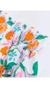 COTTON WOVEN BLOUSE+SKIRT - LILAC