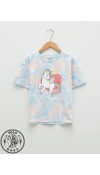 COTTON KNIT TSHIRT+POLYESTER KNIT LEGGINGS - MIX PRINTED