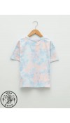 COTTON KNIT TSHIRT+POLYESTER KNIT LEGGINGS - MIX PRINTED