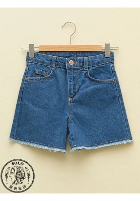 COTTON WOVEN SHORTS - MEDIUM RODEO