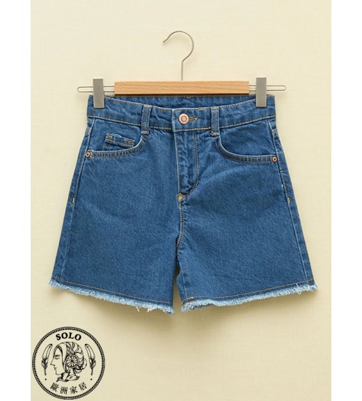 COTTON WOVEN SHORTS - MEDIUM RODEO