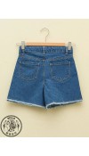 COTTON WOVEN SHORTS - MEDIUM RODEO