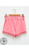 COTTON KNIT SHORTS - PINK