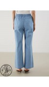 COTTON WOVEN TROUSERS - L STONE WASH