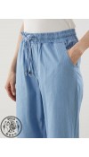 COTTON WOVEN TROUSERS - L STONE WASH