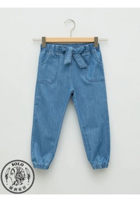 COTTON WOVEN TROUSERS  - MID RODEO