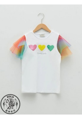 COTTON KNIT BLOUSE - OPTICAL WHITE