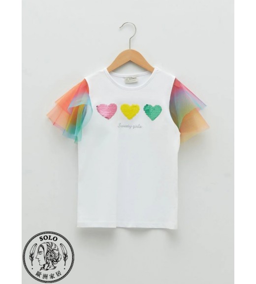 COTTON KNIT BLOUSE - OPTICAL WHITE