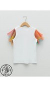 COTTON KNIT BLOUSE - OPTICAL WHITE