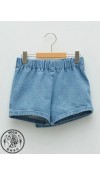 COTTON WOVEN SHORT SKIRT - MID RODEO