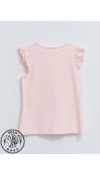 COTTON KNIT TSHIRT+SHORTS - LIGHT PINK