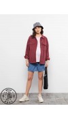 COTTON WOVEN SHORTS - MID RODEO