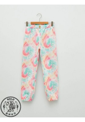 POLYESTER WOVEN TROUSERS - MIX PRINTED