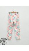 POLYESTER WOVEN TROUSERS - MIX PRINTED