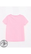 POLYESTER KNIT TSHIRT - LIGHT NEON PINK