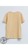 COTTON KNIT TSHIRT+SHORTS - BEIGE