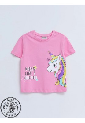 COTTON KNIT TSHIRT - PINK