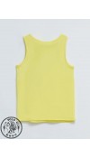 COTTON KNIT TANKTOP - YELLOW