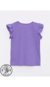 COTTON KNIT BLOUSE - LIGHT PURPLE