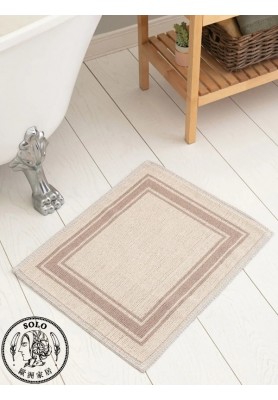 COTTON WOVEN BATHMAT - ECRU PRINTED /50K