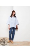 COTTON WOVEN TROUSERS - MID RODEO