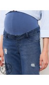 COTTON WOVEN TROUSERS - MID RODEO