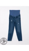 COTTON WOVEN TROUSERS - MID RODEO