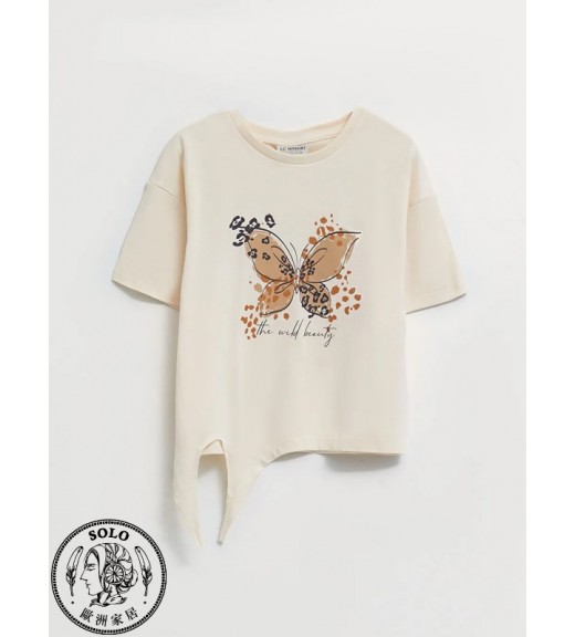 COTTON KNIT BLOUSE - CREAM