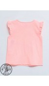 COTTON KNIT BLOUSE - LIGHT NEON PINK
