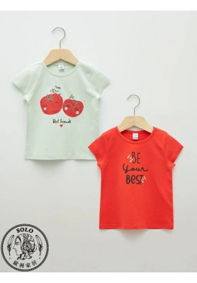 COTTON KNIT TSHIRT - LIGHT GREEN