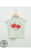 COTTON KNIT TSHIRT - LIGHT GREEN