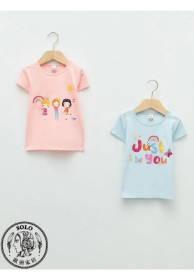 COTTON KNIT TSHIRT - PINK