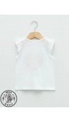 COTTON KNIT BLOUSE - OPTIC WHITE