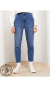 COTTON WOVEN TROUSERS  - DARK RODEO