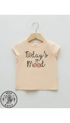 COTTON KNIT TSHIRT - PALE PEACH