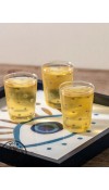 藍眼睛200ml玻璃杯(一組六件入)
